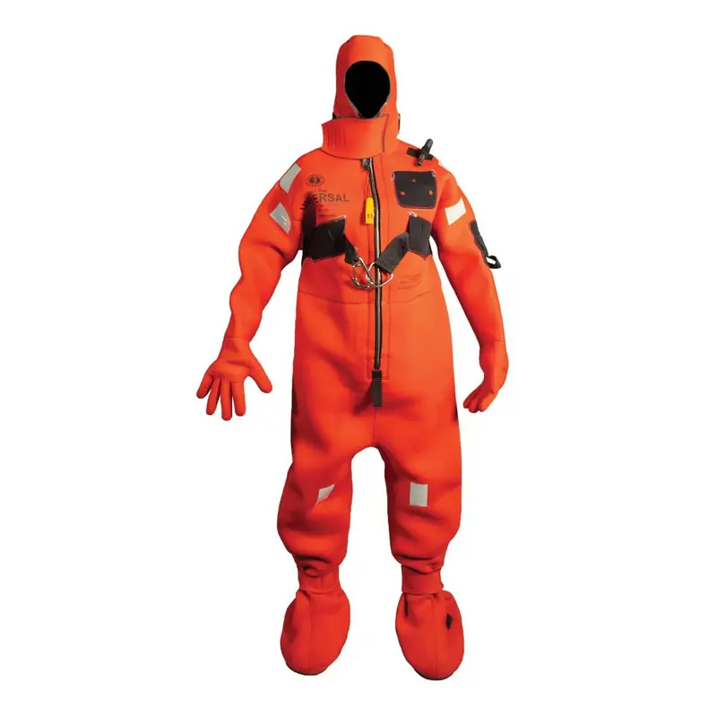 Mustang Neoprene Cold Water Immersion Suit With Harness – Red, Adult Universal Fit (Mis230Hr-4-0-209) 1