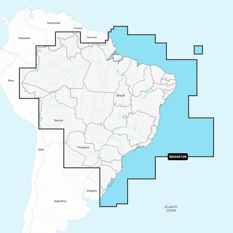 Navionics+ Brazil Chart Card – Region 010-C1461-30 (Nasa012R) 1
