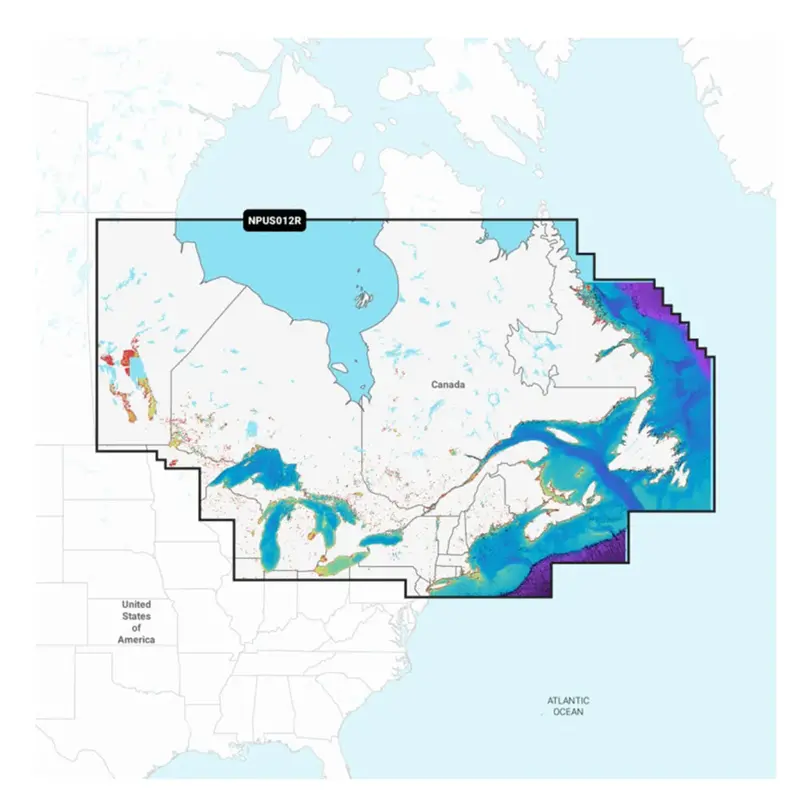 Navionics Platinum+ Chart – Canada East & Great Lakes Region (Npus012R) [010-C1466-40] 1