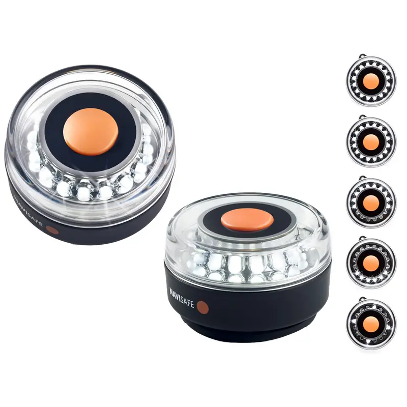 Navisafe 001-1 Navilight All-White 5-Mode 360° Navigation Light With Magnet Base (2 Nautical Mile Range) 1