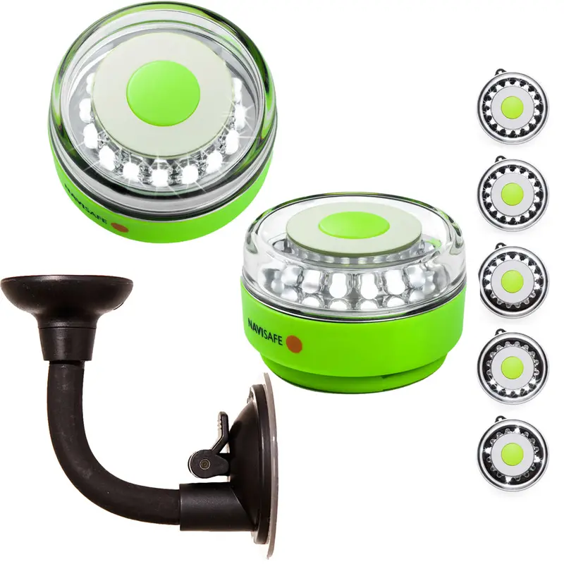 Navisafe 010Kit2 Portable 360° Navilight – 2Nm Glow-In-The-Dark Rescue Light With Suction Cup 1