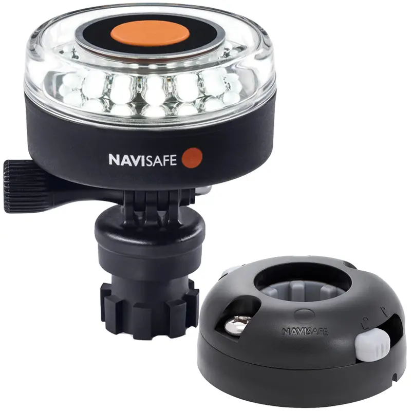 Navisafe 2Nm 360° White Led Navigation Light With Horizontal Navimount Base – Black [040Kit7] 1