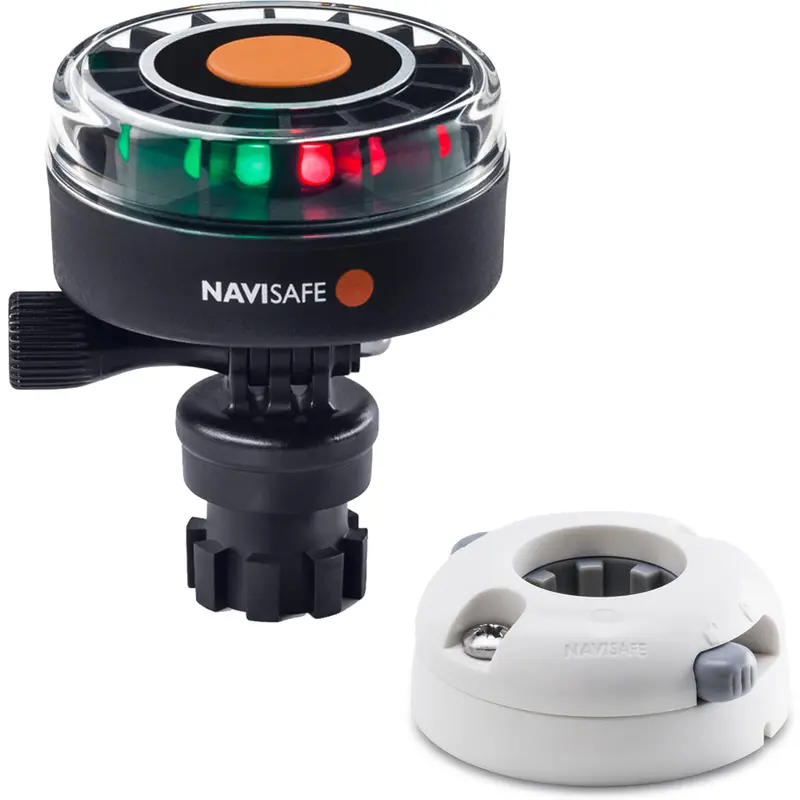 Navisafe 2Nm Tricolor Led Navigation Light With Horizontal Navimount Base – White [340Kit5] 1