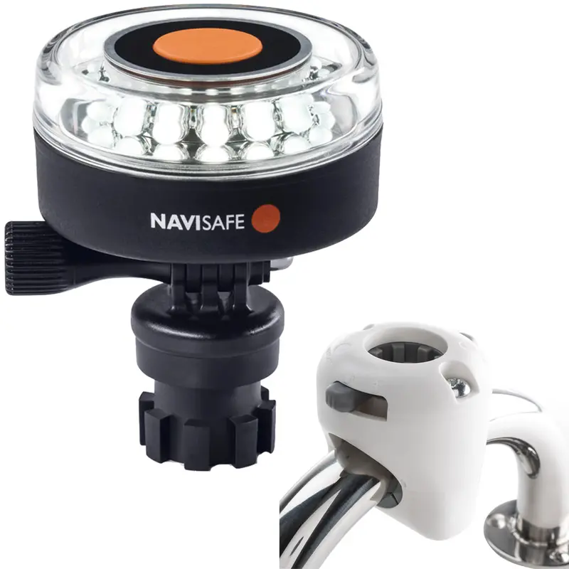 Navisafe Navilight 360° White All-Round Light – 2Nm, Includes Rail-Mount Navimount Base [040Kit3] 1