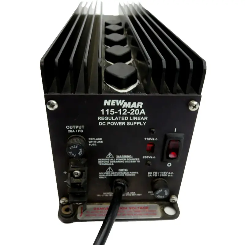Newmar 20A 12V Dc Power Supply – Compact Regulated Unit [115-12-20A] 1
