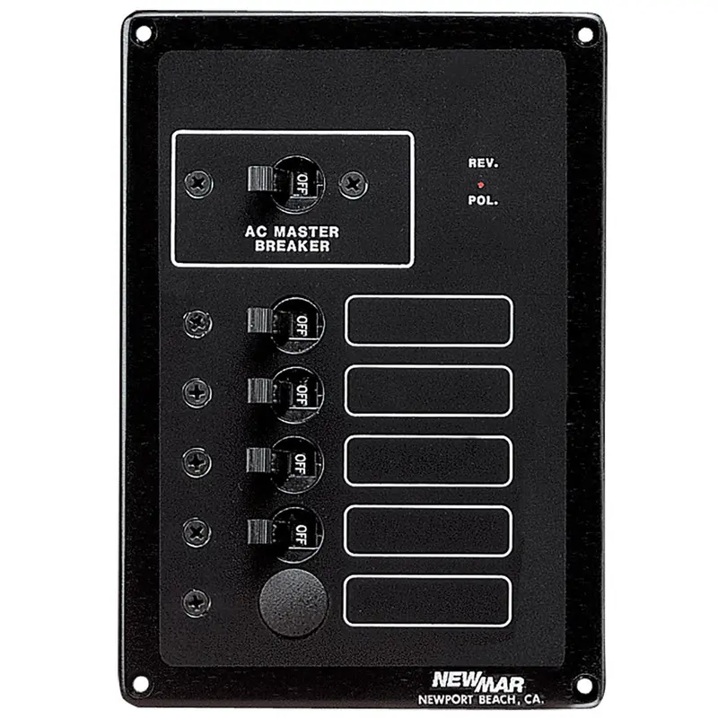 Newmar Accy-Ix Unmarked Control Panel Faceplate 1