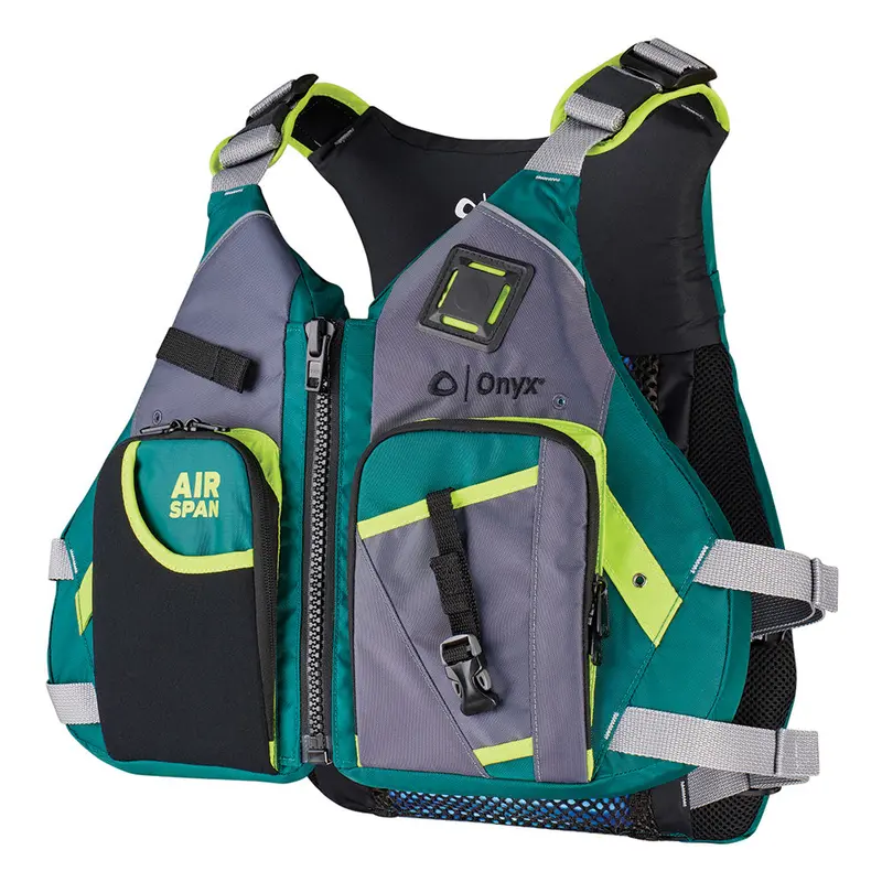 Onyx Airspan Angler Inflatable Life Vest – Medium/Large, Green 1