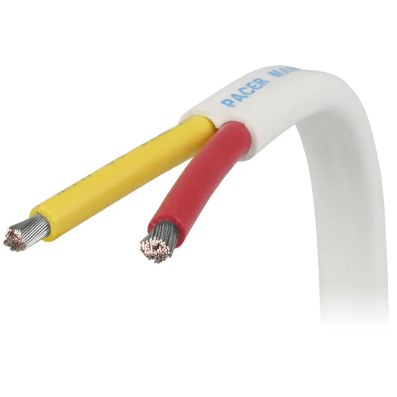 Pacer 12/2 Awg Flat Duplex Safety Cable – Red/Yellow Color-Coded – 500-Foot Spool [W12/2Ryw-500] 1