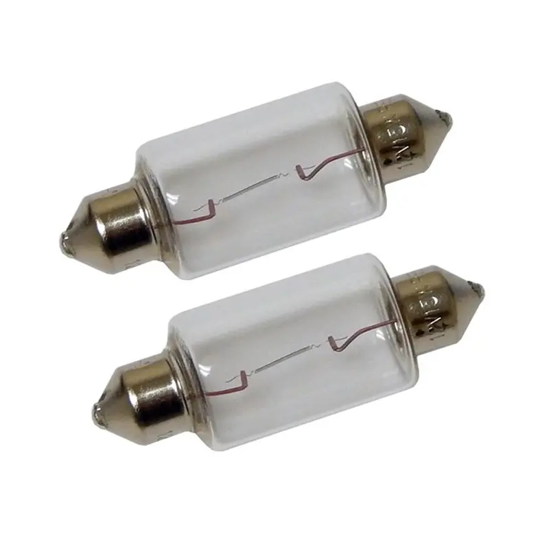 Perko 12V 15W Double-Ended Festoon Bulbs – Clear, Pack Of 2 [0070Dp1Clr] 1