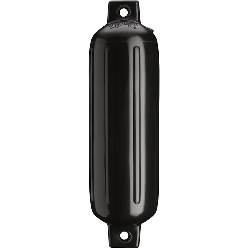 Polyform G-2 Twin-Eye Marine Fender – 4.5" X 15.5", Black 1
