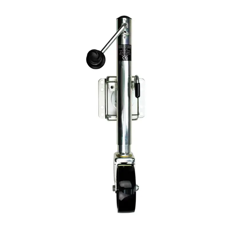Powerwinch Saltwater Series 1200 Lb Bolt-On Single-Wheel Trailer Jack – Zinc Coating (500+ Hr Salt Spray Rated) 1
