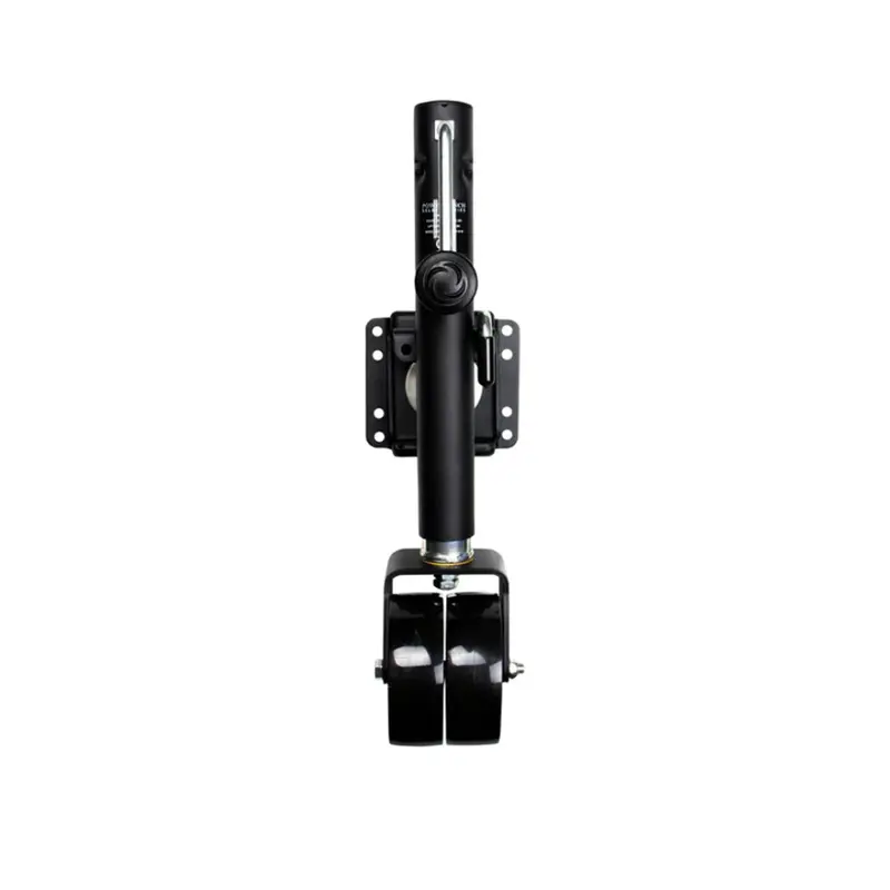 Powerwinch Select Series 1500 Lb Bolt-On Dual-Wheel Trailer Jack – Carbon Black Finish 1