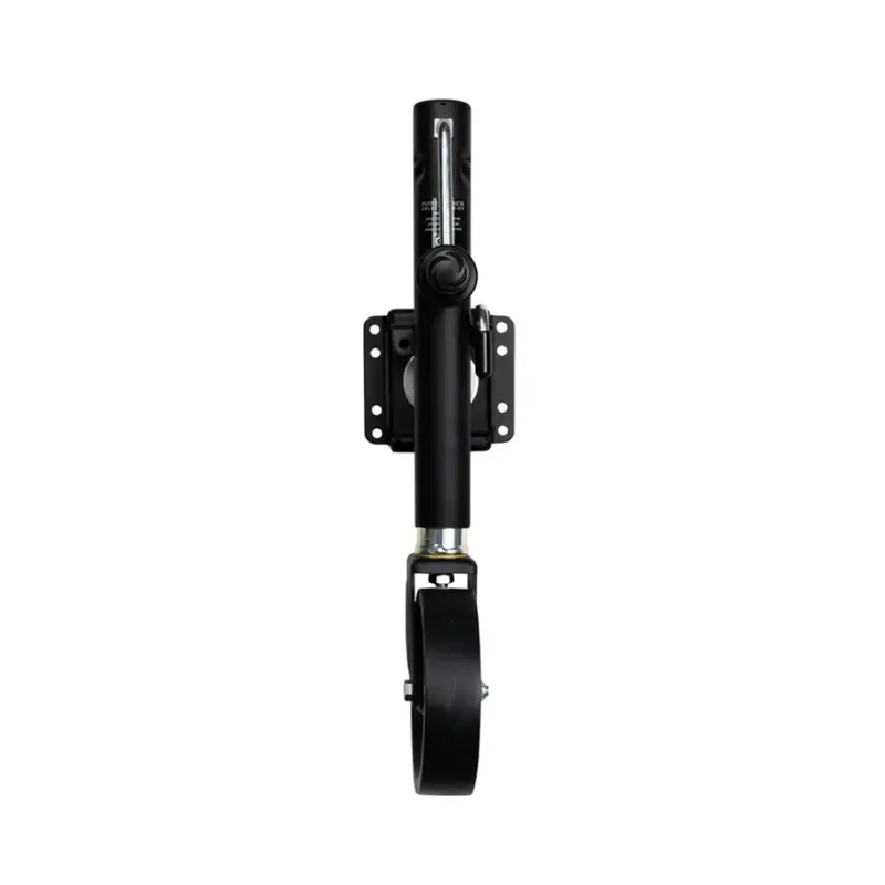 Powerwinch Select Series 1500 Lb Bolt-On Single-Wheel Trailer Jack – Carbon Black Finish 1