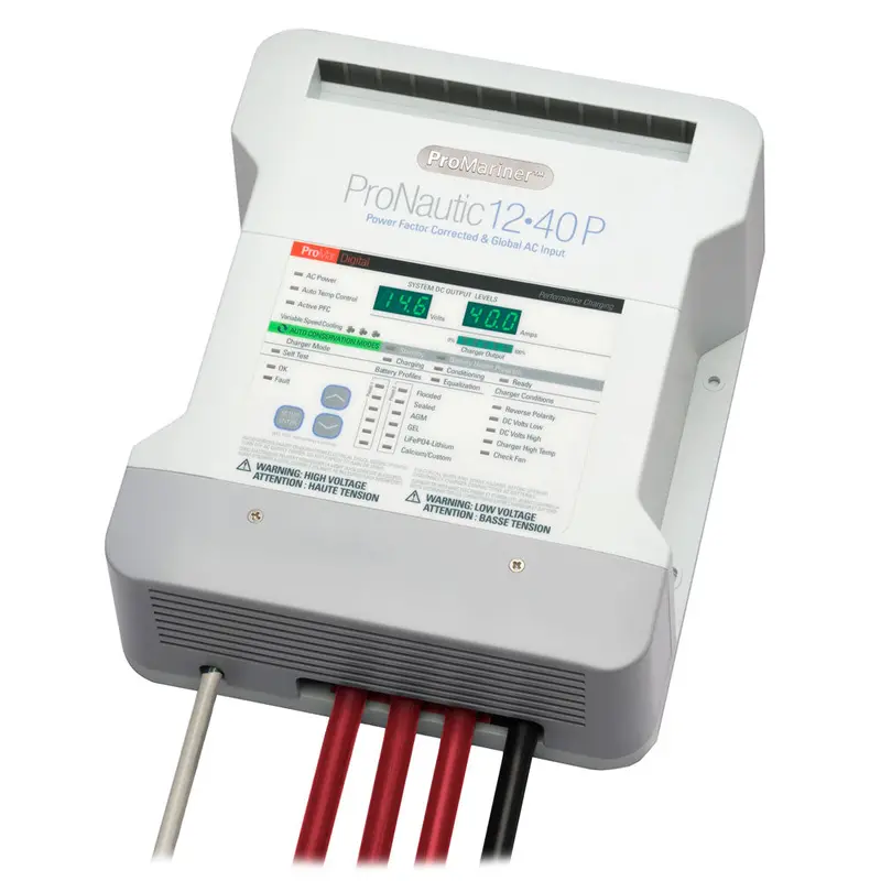 Promariner 12V 40A Triple-Bank Marine Battery Charger – Pronautic 1240P (63140) 1