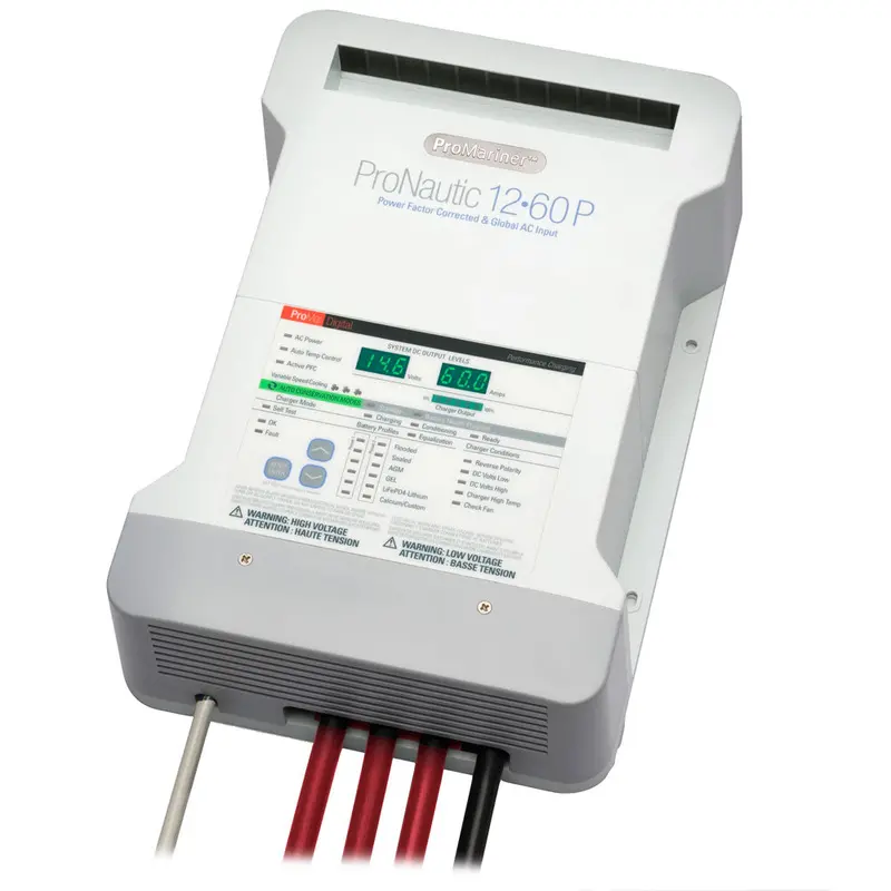 Promariner 12V 60A Triple-Bank Marine Battery Charger – Pronautic 1260P (63160) 1
