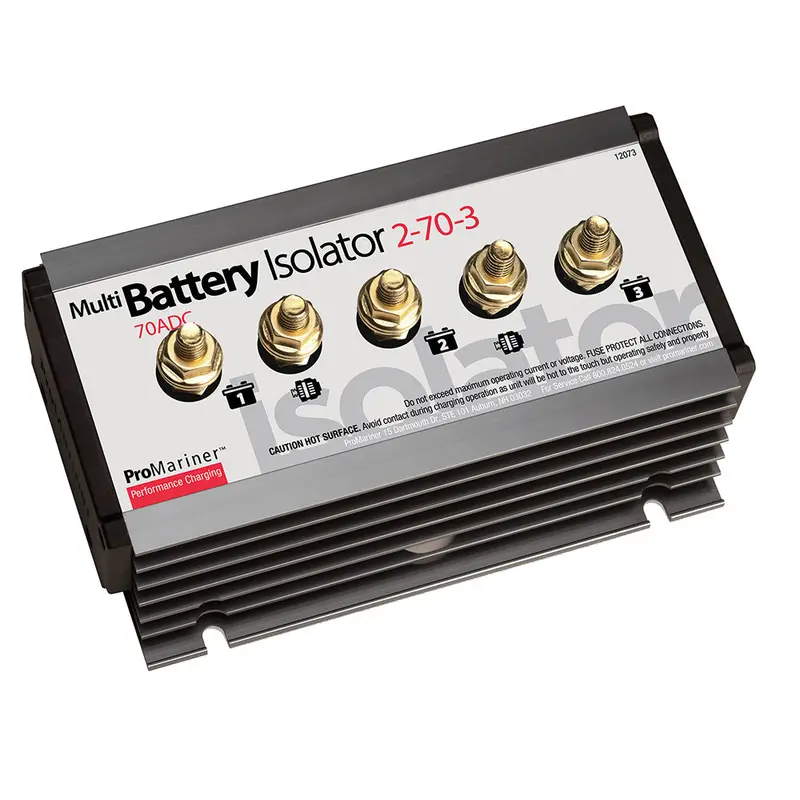 Promariner 70A Dual-Alternator Triple-Battery Isolator (Model 12073) 1
