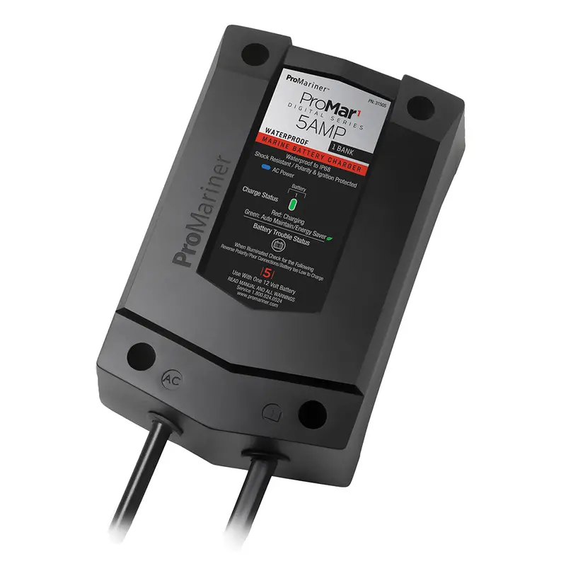 Promariner Promar1 Ds Digital 5A Single-Bank Marine Battery Charger [31505] 1