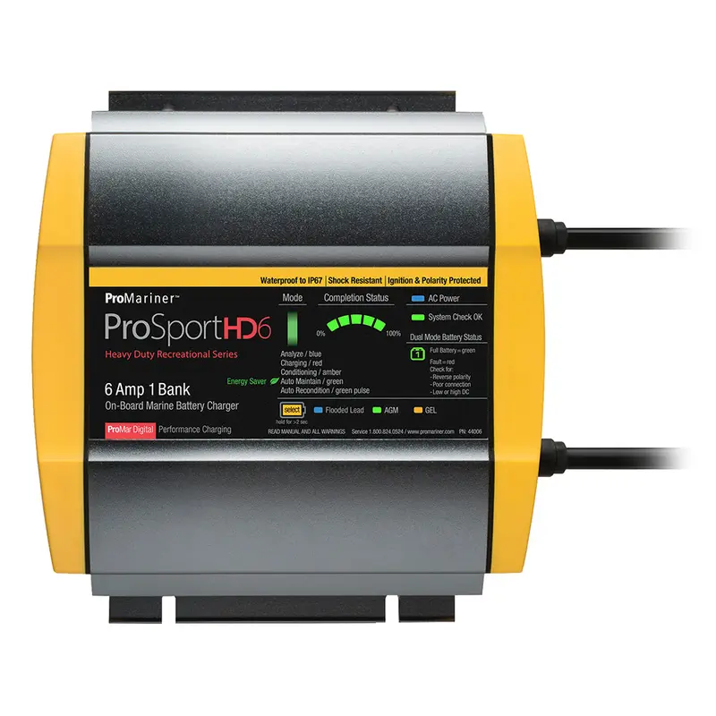 Promariner Prosporthd Gen 4 6A Single-Bank Marine Battery Charger [44006] 1