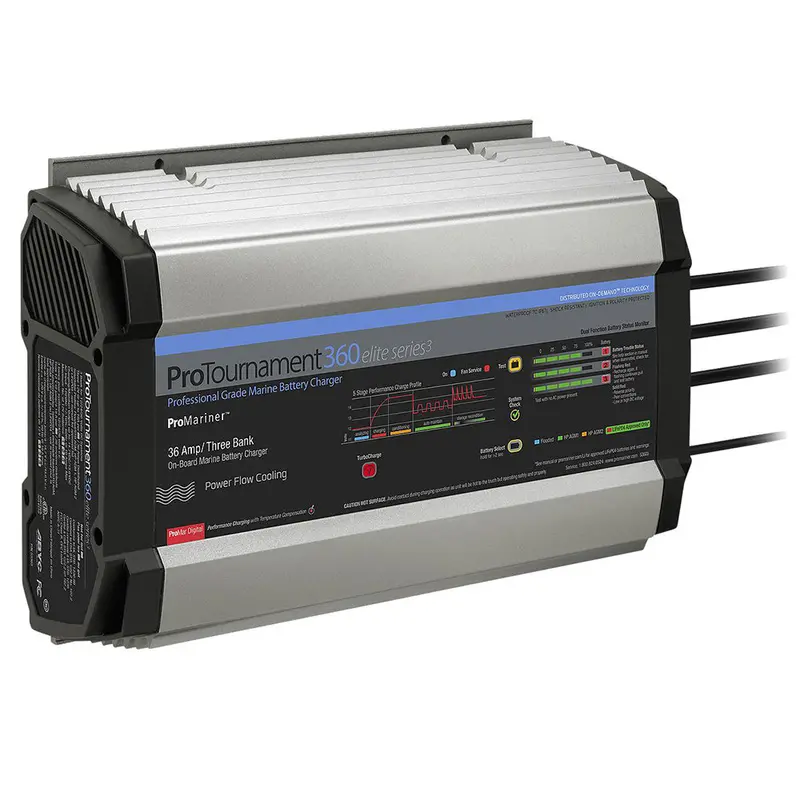 Promariner Protournament 360 Elite Series3 3-Bank Marine Battery Charger – Model 53363 1