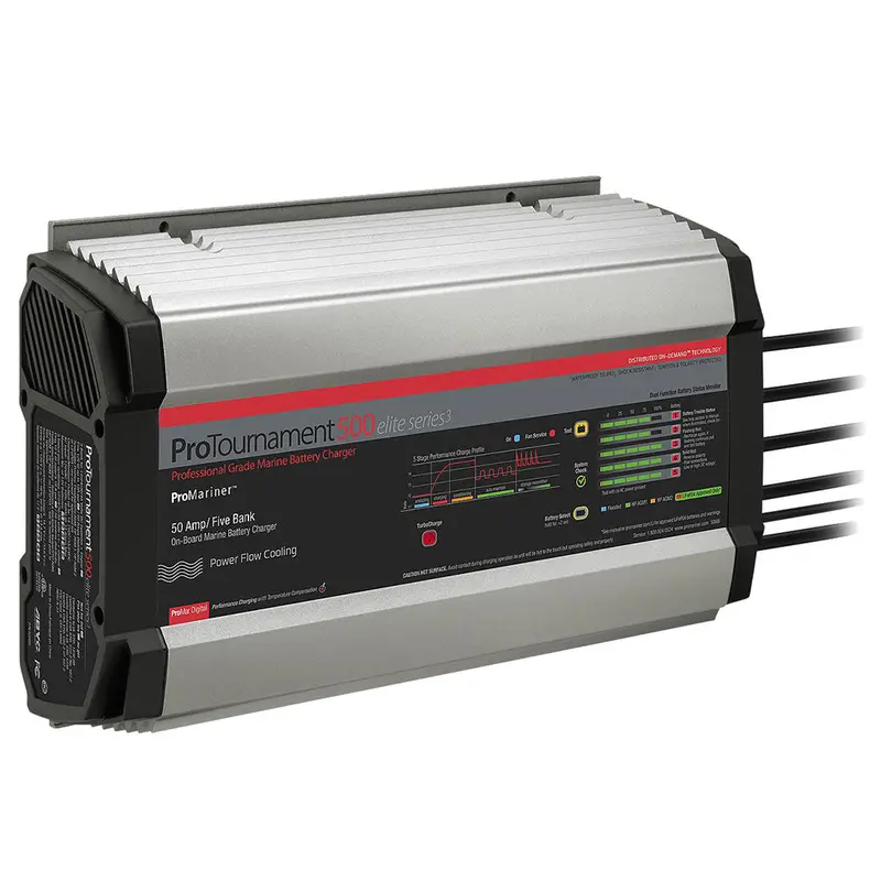 Promariner Protournament 500 Elite Series3 5-Bank Marine Battery Charger – Model 53505 1