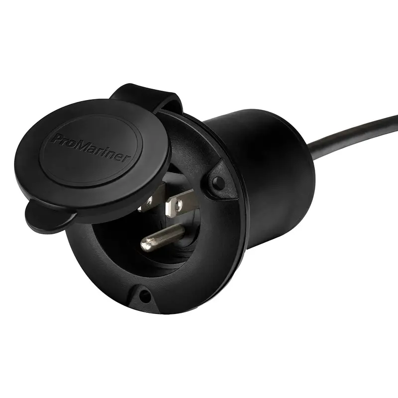 Promariner Universal Ac Inlet Plug – Black Housing [51300] 1
