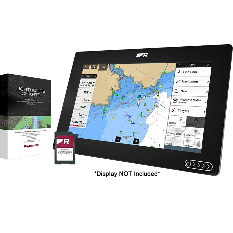Raymarine Lighthouse Chart – North America Region (Model R70794) 1