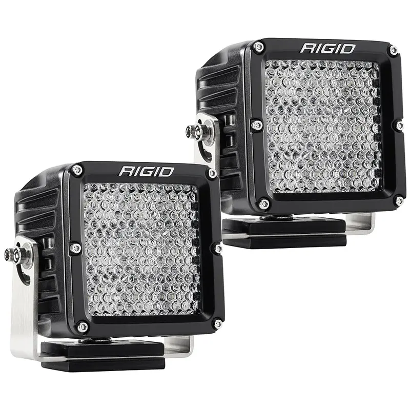 Rigid D-Xl Pro Diffused Led Light Kit – Pair, Black Housing 1