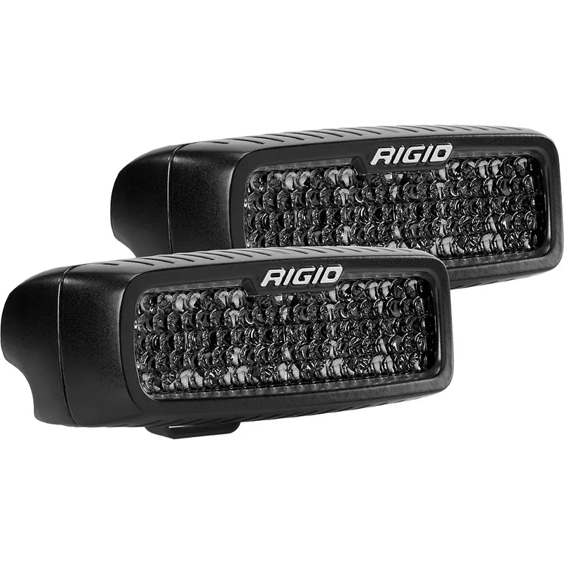 Rigid Industries Sr-Q Pro Spot Diffused Midnight Surface-Mount Led Lights (Pair) 1