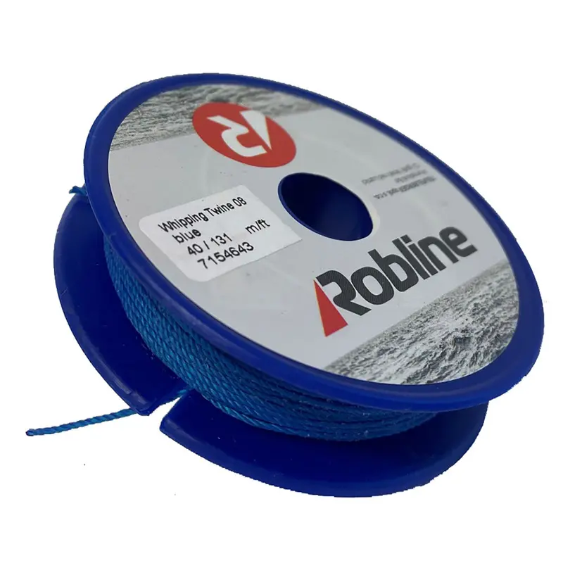 Robline Waxed Whipping Twine – 0.8Mm Blue, 40-Meter Spool 1
