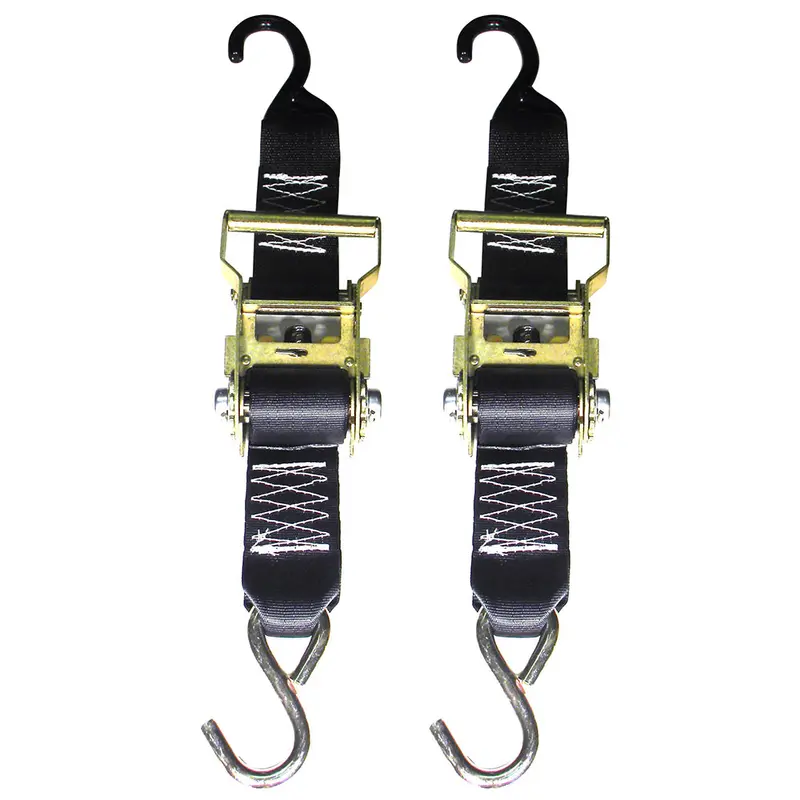 Rod Saver Heavy-Duty Ratchet Trailer Tie-Down (2" × 5", Pair) 1