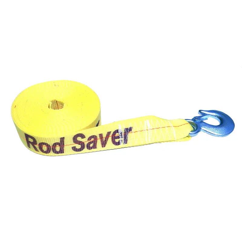 Rod Saver Heavy-Duty Yellow Winch Strap Replacement (2" × 25") 1