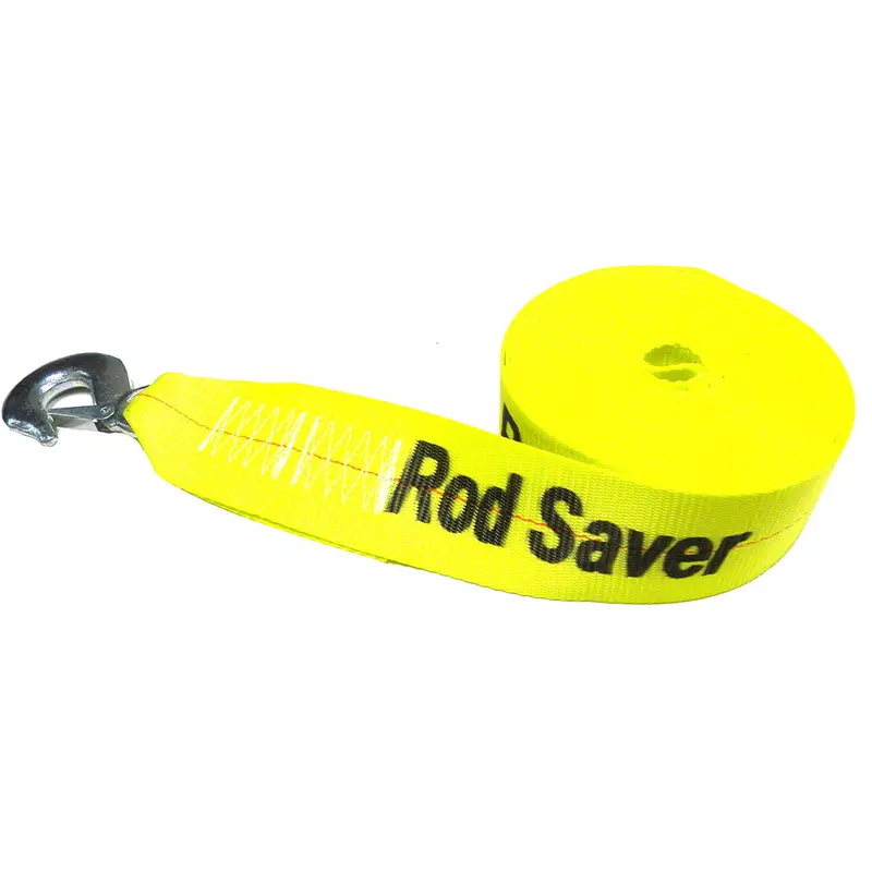 Rod Saver Heavy-Duty Yellow Winch Strap Replacement (3" × 25") 1