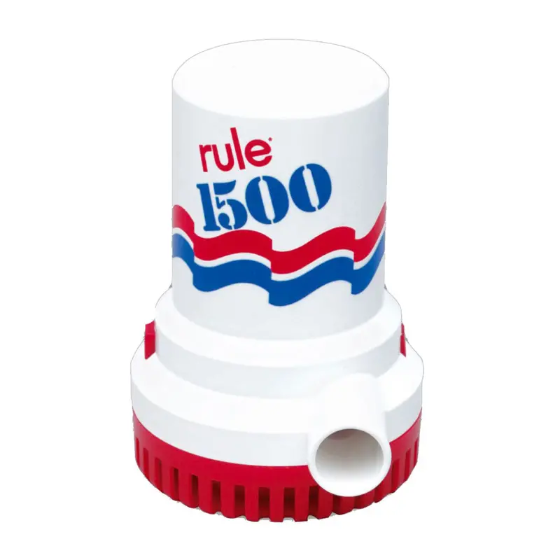 Rule 03 1500 Gph Non-Automatic 24V Bilge Pump For Marine Applications 1