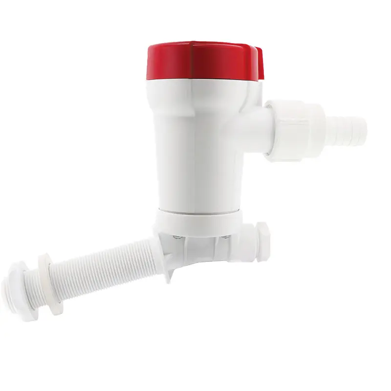 Rule 1100 Gph Angled Thru-Hull Livewell Pump Inlet Fitting (605C) 1