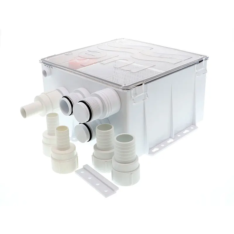 Rule 98B-24 Shower Drain Assembly Featuring 800 Gph 24V Pump 1