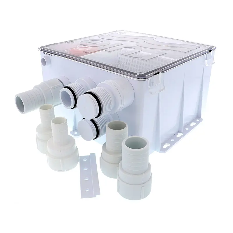 Rule 99B-24 Shower Drain System With 1100 Gph 24V Submersible Pump 1