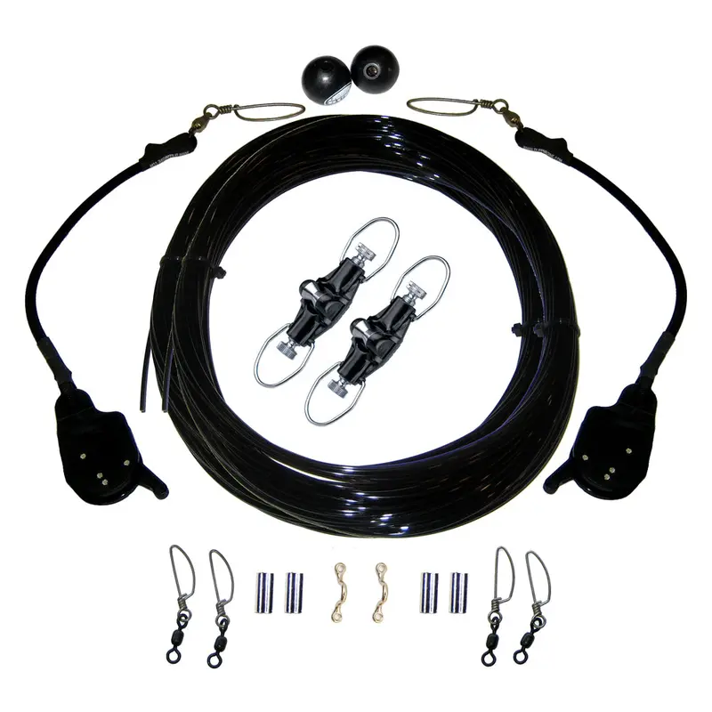 Rupp Ca-0172-Mo Single Rigging Kit With Lok-Ups And Nok-Outs — 160' Black Monofilament 1