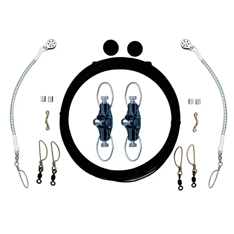 Rupp Single Rigging Kit – Black Monofilament Lines (160 Feet), Includes Nok-Outs 1