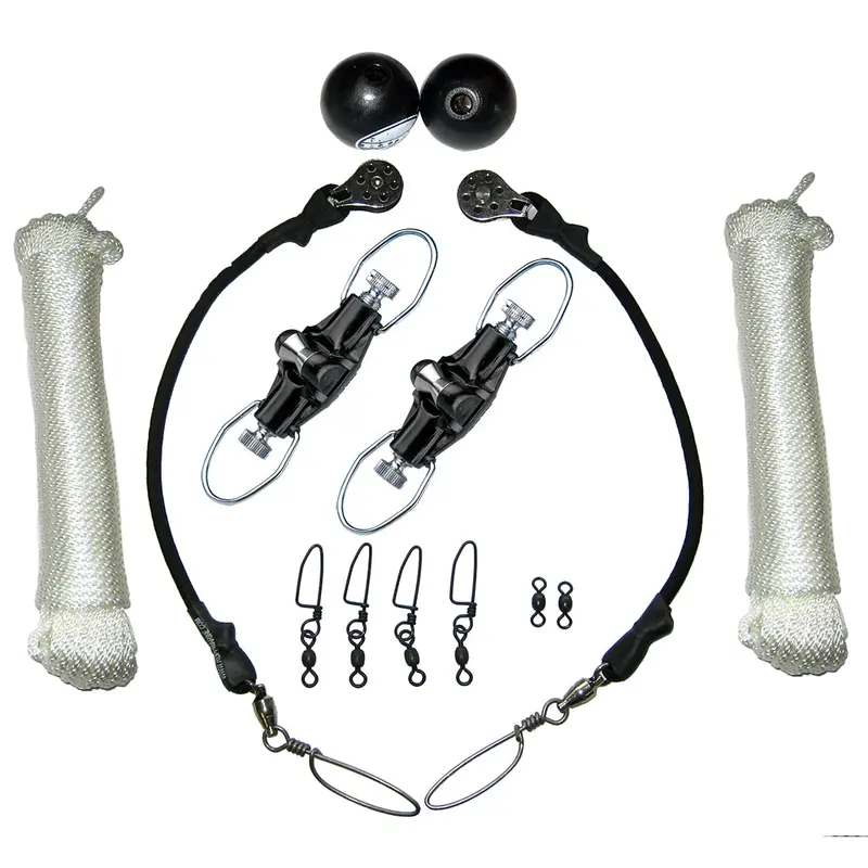 Rupp Top Gun Single Rigging Kit – For Outriggers Up To 23 Feet, Includes Nok-Outs 1
