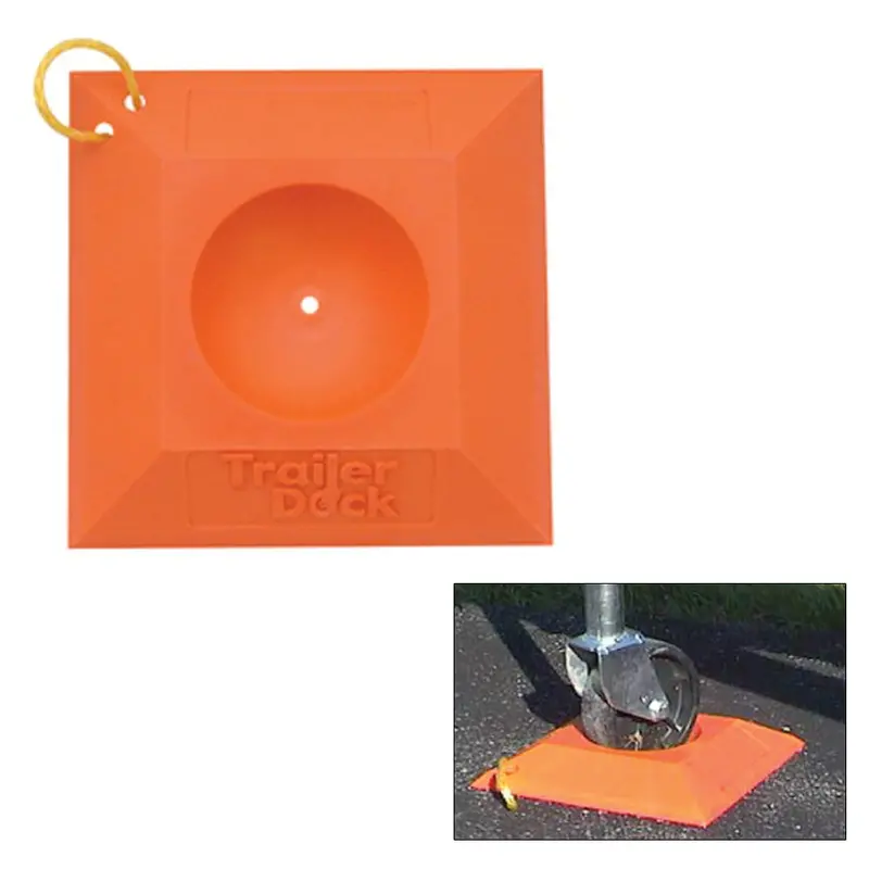 Safe-T-Alert Heavy-Duty Trailer Dock Stand Pad – Reinforced Jack Support – Sa-6200 1