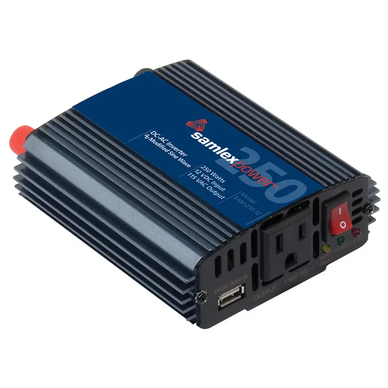 Samlex Sam-250-12 Modified Sine Wave Inverter – 250W, 12V Dc To 120V Ac Power Conversion 1