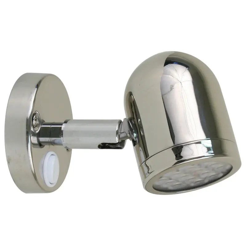 Scandvik 304 Stainless Steel Led Reading Light – Wide Input 8–30V Dc [19053P] 1