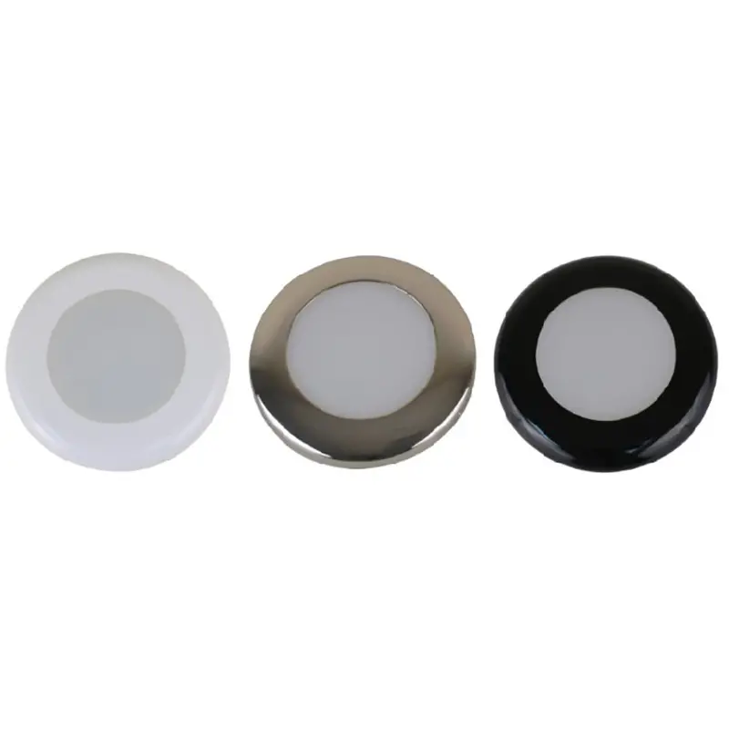 Scandvik A3C Downlight Kit – Cool White Leds With Interchangeable Ss/White/Black Trim Rings [41291P] 1