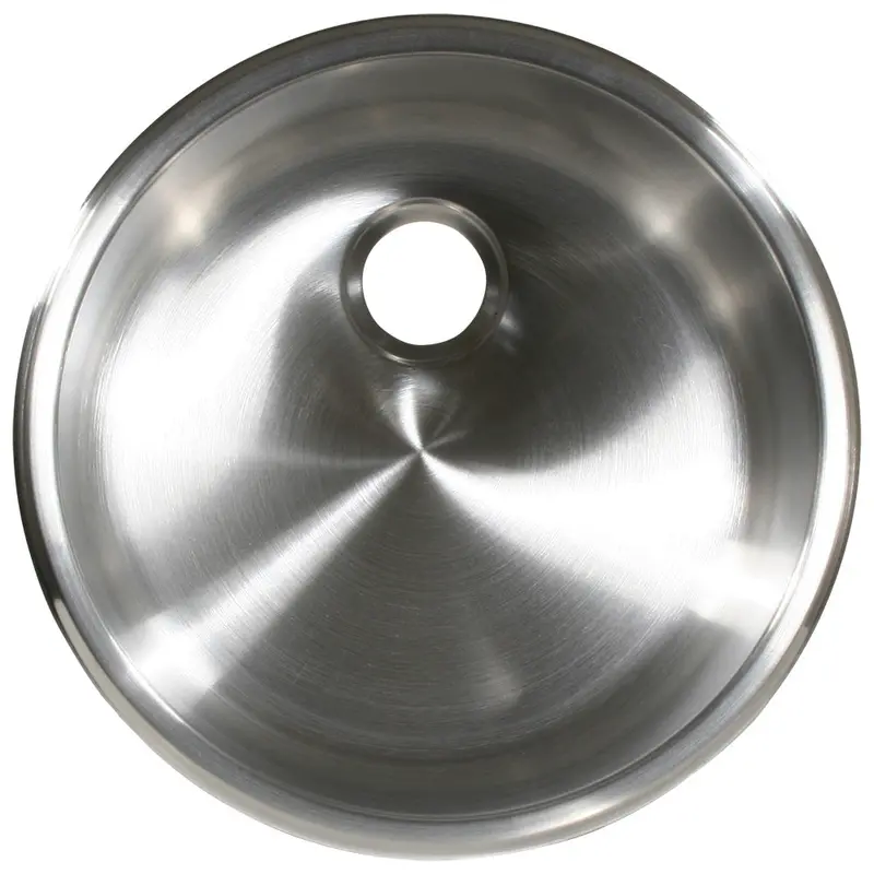 Scandvik Stainless Steel Cylindrical Sink – 11.625" X 5", Brushed Surface [10242] 1