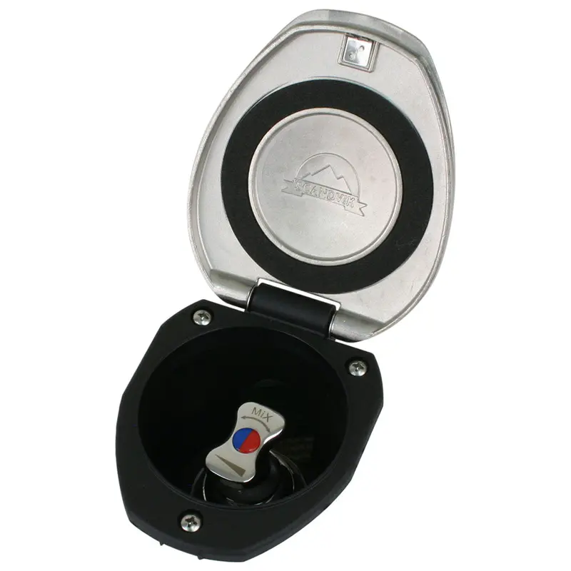 Scandvik Stainless Steel Recessed T-Handle Valve – Black Accent Cup [12127] 1