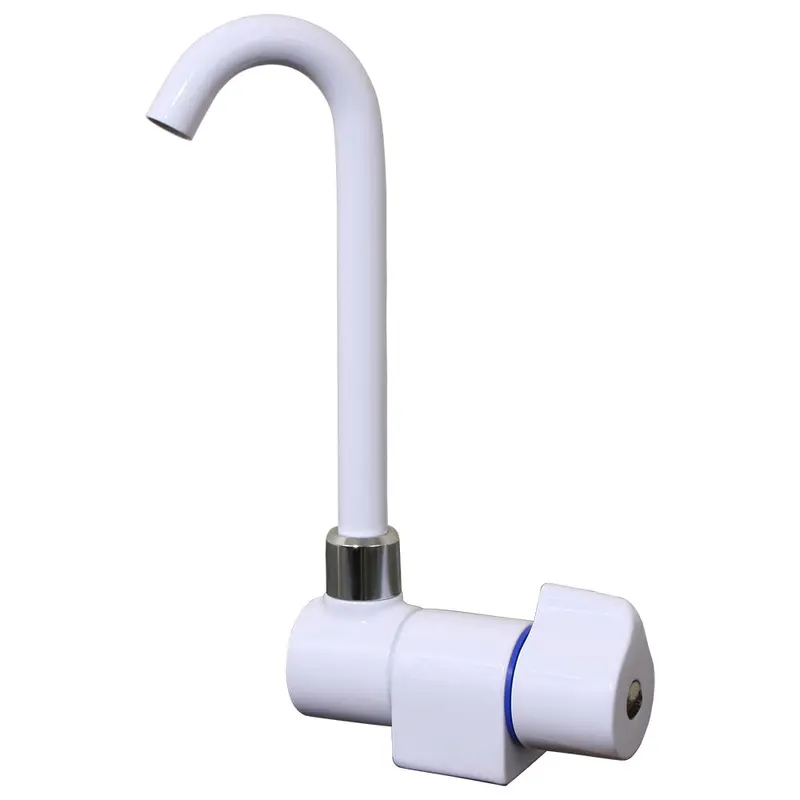 Scandvik Tall Tap With Folding Spout – White Powder-Coated Finish [10182P] 1