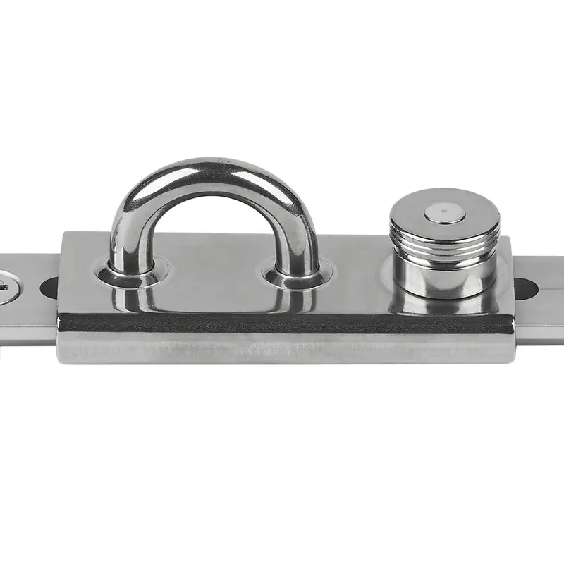 Schaefer 1-1/4″ Stainless T-Track Slider – Lined Eye Slide For Rigging 1