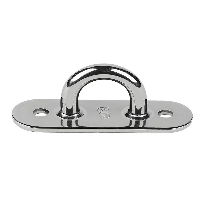 Schaefer 3-Inch Stainless Steel Welded Pad Eye – Low-Profile Deck Or Hull Fastener 1