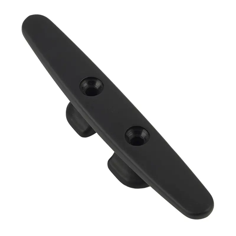 Schaefer 4-Inch Aluminum Deck Cleat – Marine-Grade Mounting Fitting 1