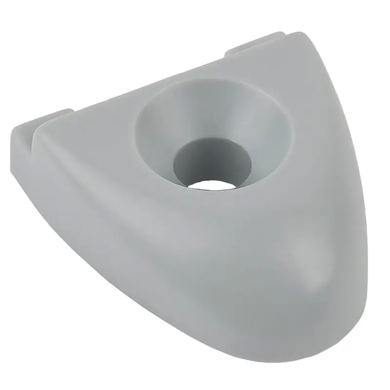 Schaefer T-Track End Stop For 1¼″ Marine Track – Gray Anodized Aluminum 1